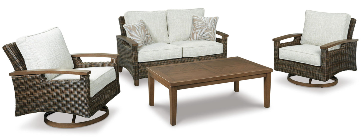 Paradise - Marrón medio - Loveseat con cojín