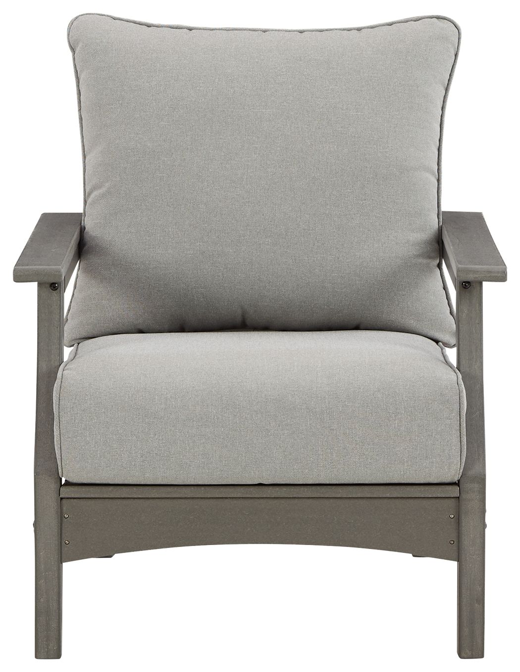 Visola - Gris - Sillón con cojín (juego de 2)