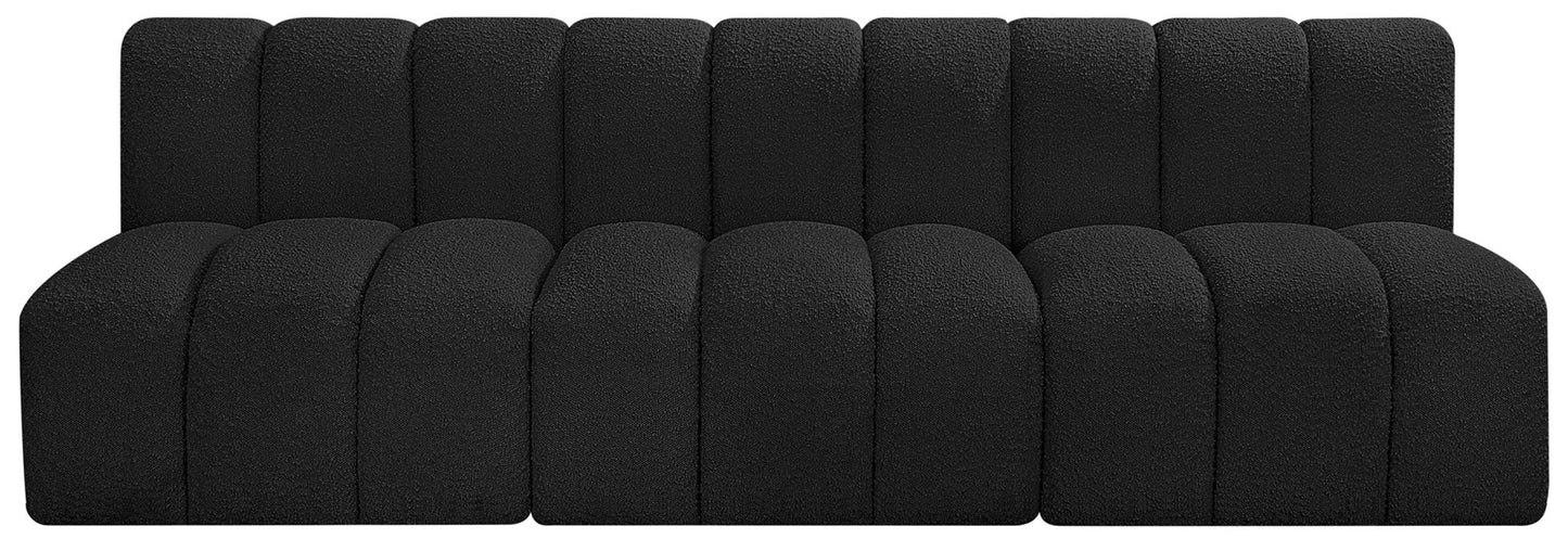 Arc - Boucle Fabric 3 Seats Modular Sofa