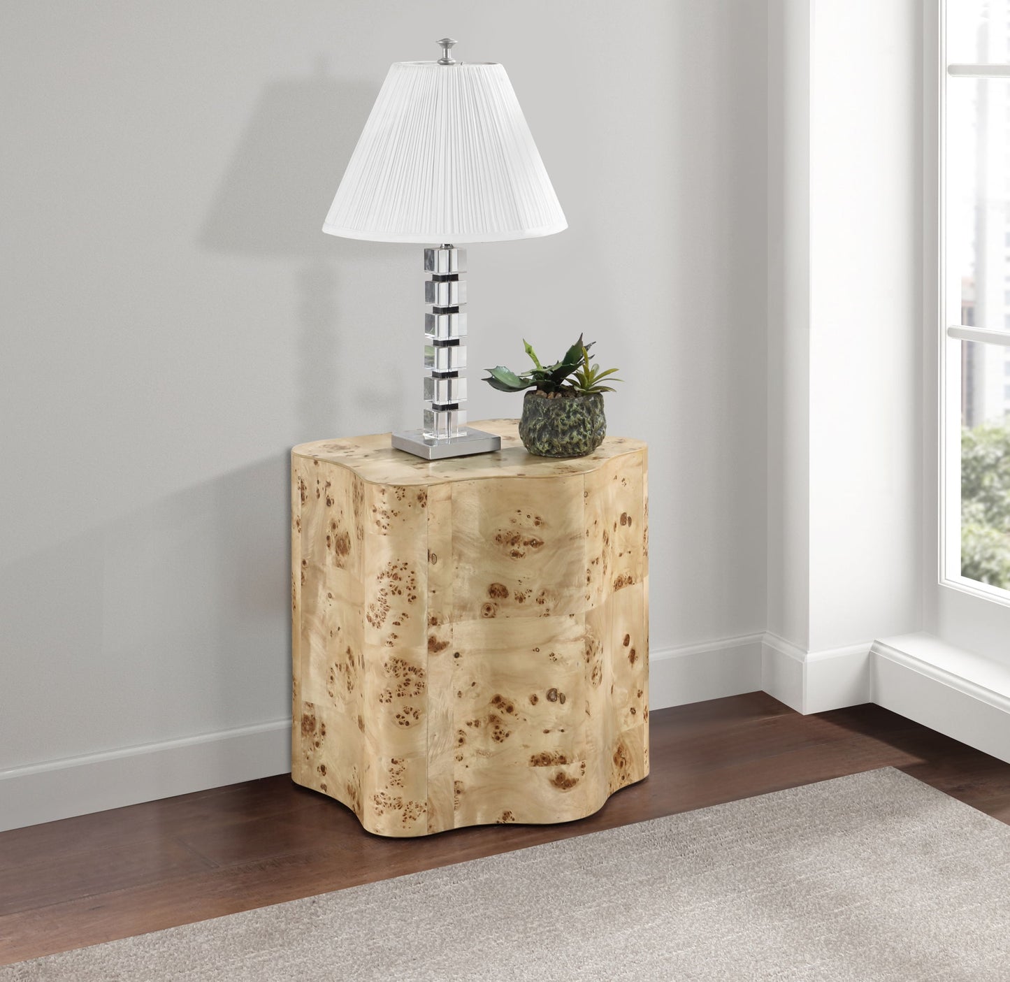Zaire - Burl Wood Coffee Table