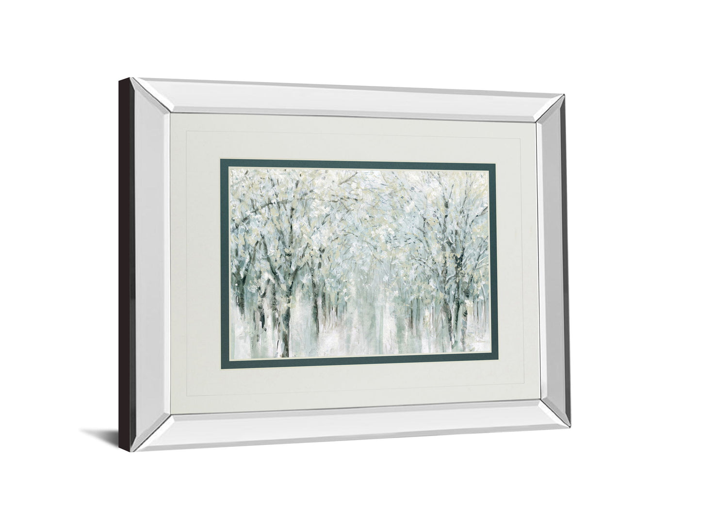 Winter Mist By Carol Robinson - Mirror Framed Print Wall Art - Gray