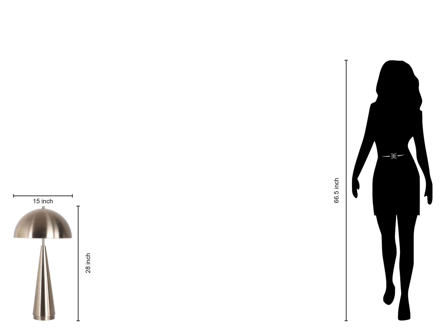 "Brass Taper" Metal Table Lamp (Set of 2) - Antique Brass