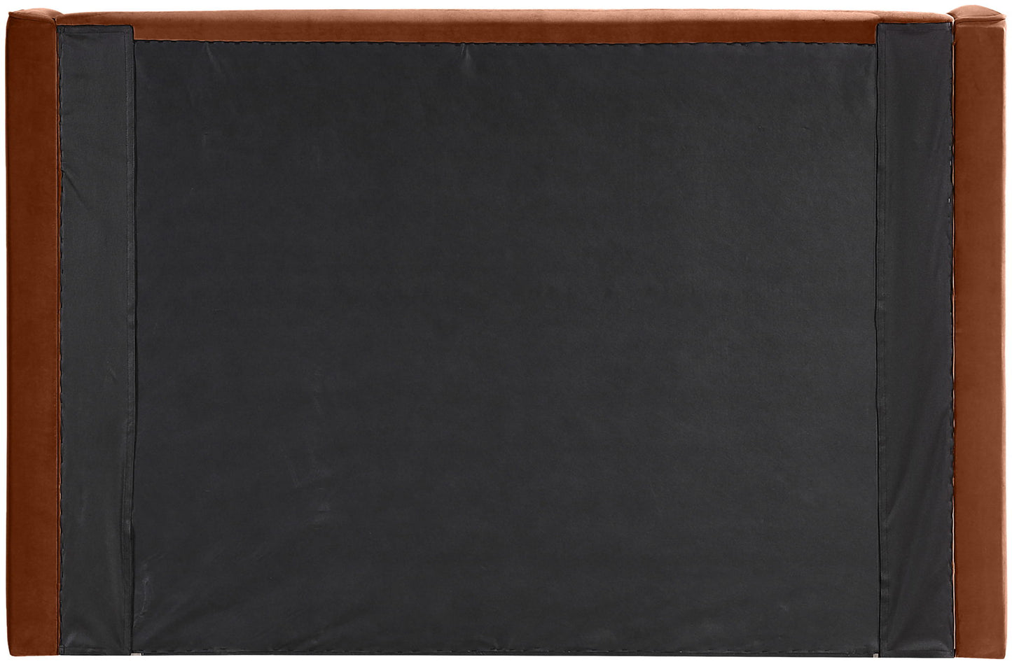 Kendall - Velvet Upholstered Bed - Cognac