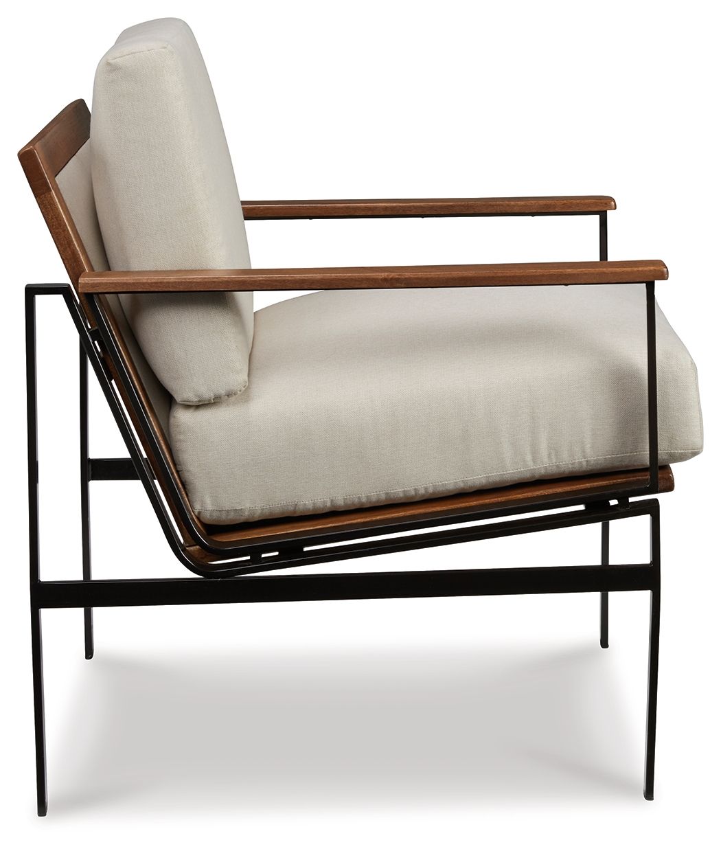 Tilden - Marfil / Marrón - Silla decorativa