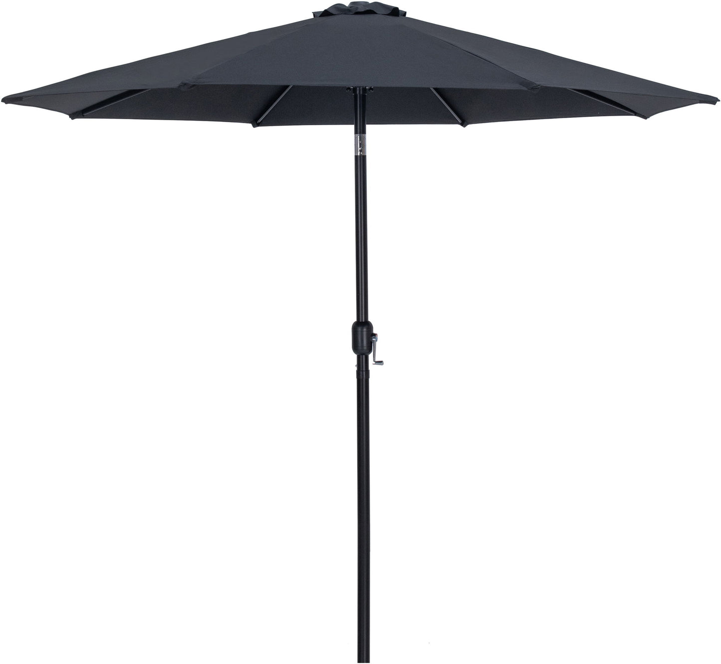 Fiji - Aluminum Patio Umbrella With Round White And Black Base