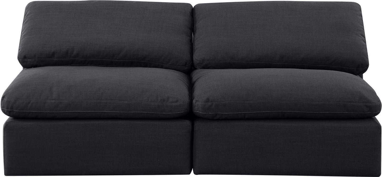 Indulge - Linen 2 Seat Modular Armless Sofa