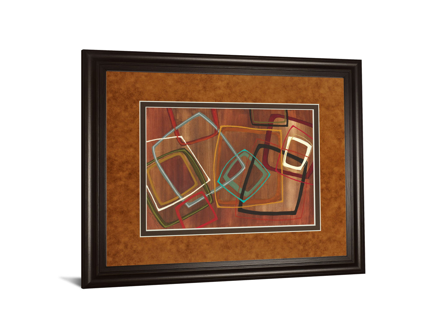 Twenty Tuesday Il By Jeni Lee - Framed Print Wall Art - Light Brown