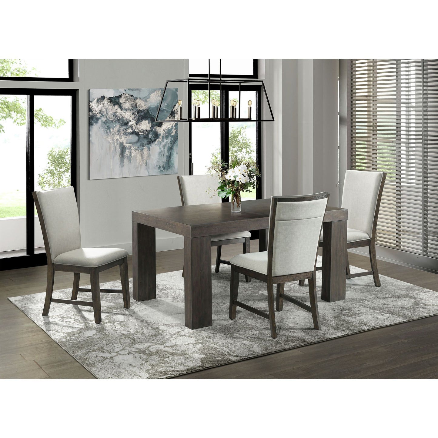 Grady - Mesa de comedor rectangular