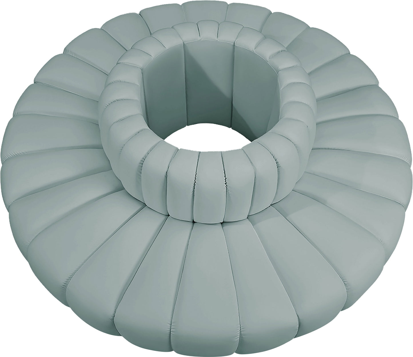 Arc - Faux Leather 8 Piece Round Modular Sofa