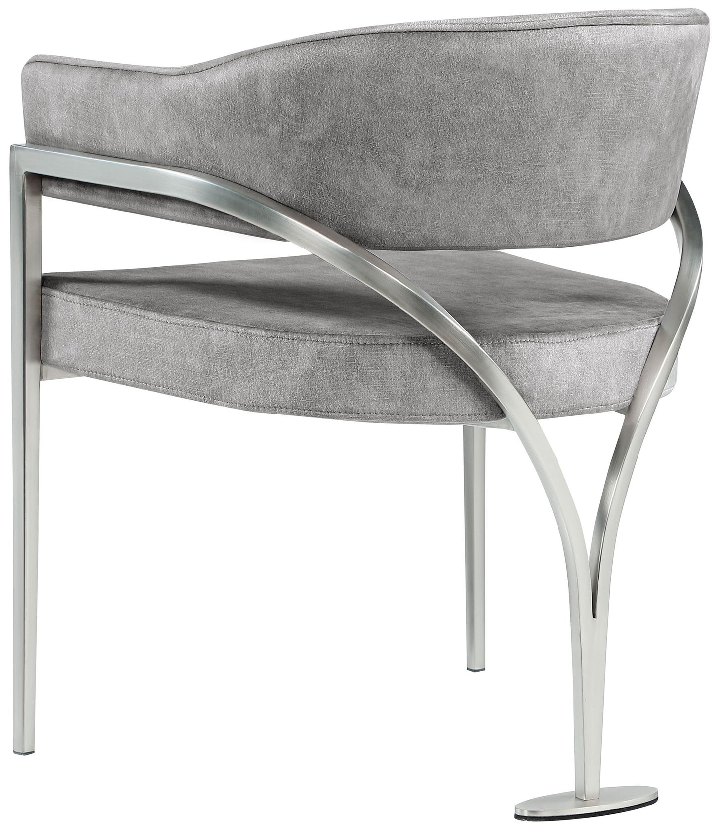 Madelyn - Dining Chair (Set of 2) - Brushed Chrome