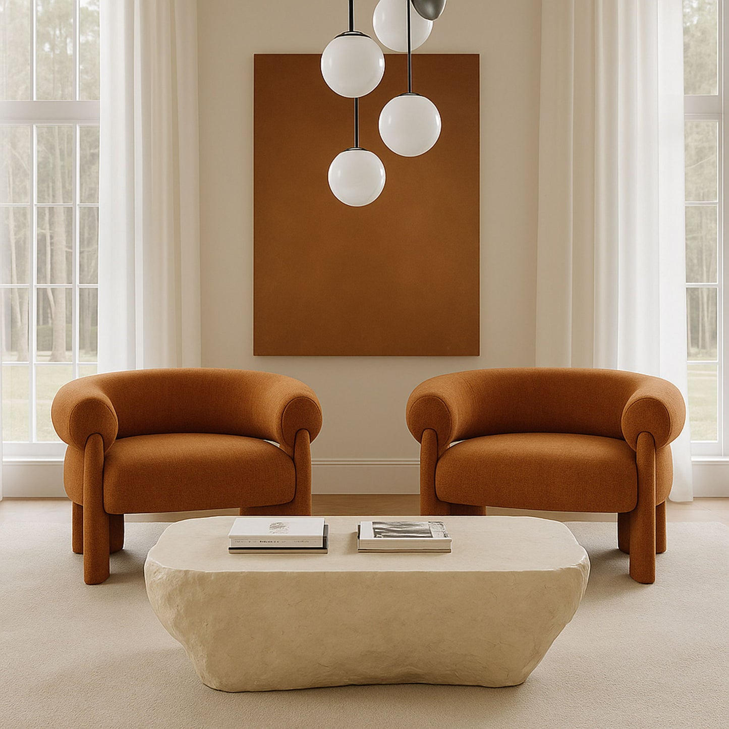 Rockford - Concrete Coffee Table - Beige