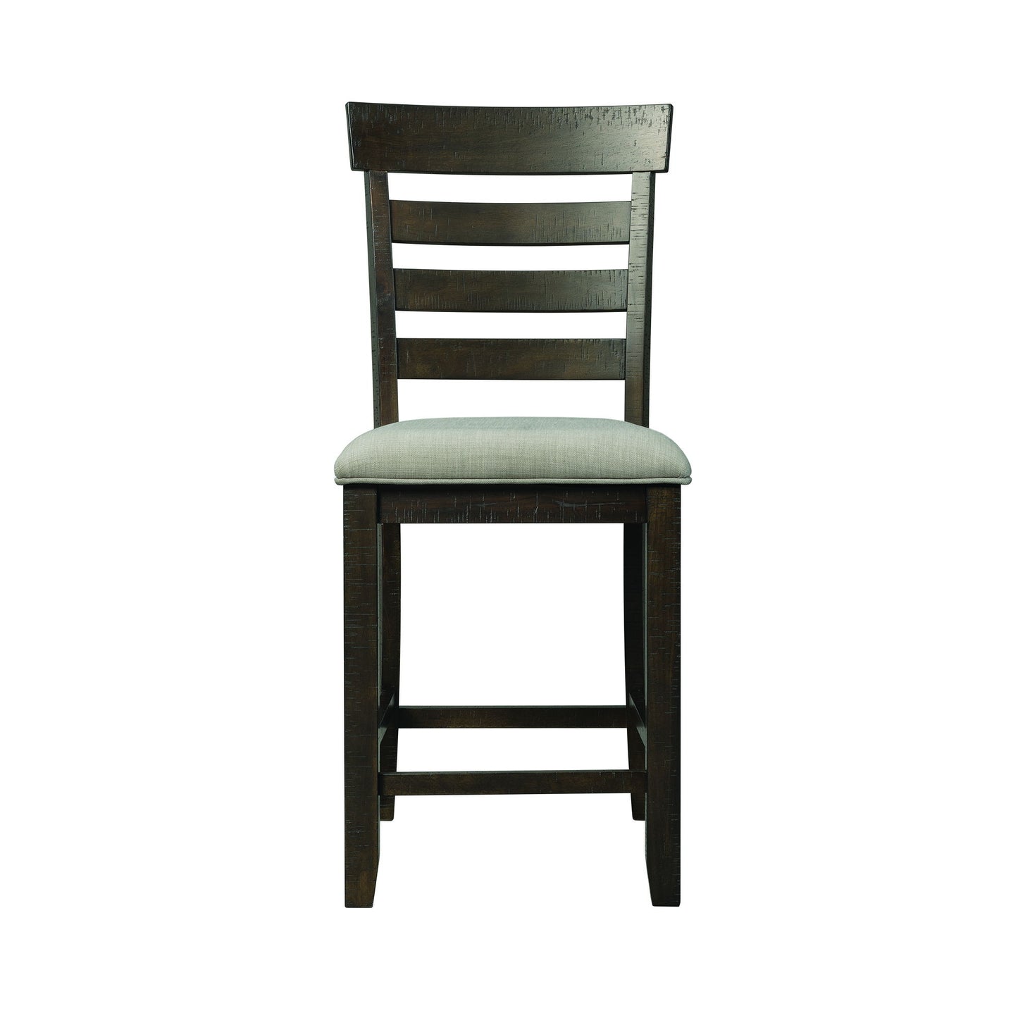 Colorado - Silla auxiliar con asiento acolchado (juego de 2) - Carbón vegetal