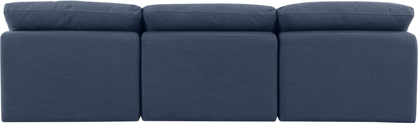 Indulge - Linen 3 Seat Modular Armless Sofa