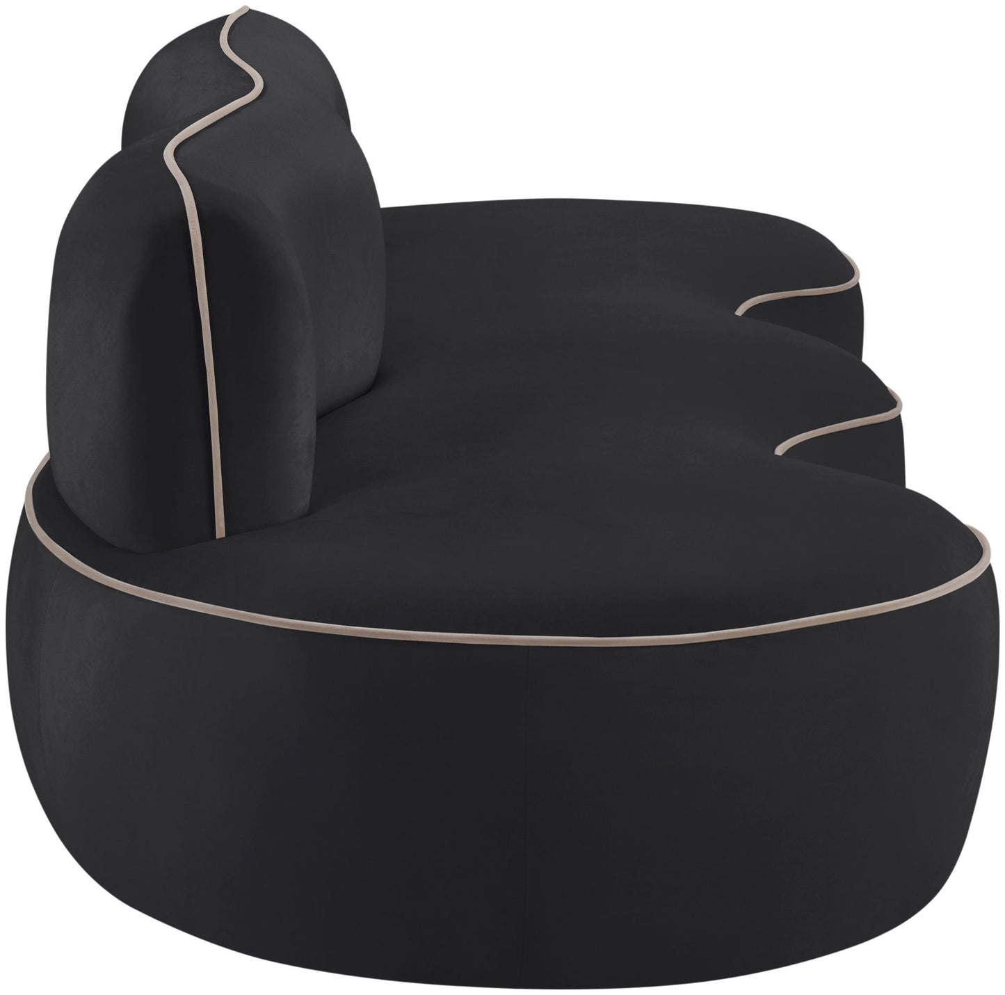 Swerve - Velvet 101" Upholstered Sofa