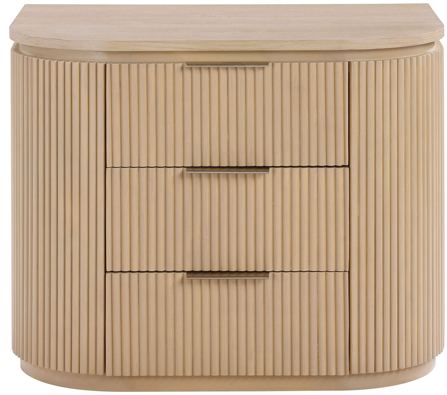 Astrid - Solid Wood And Oak Veneer Nightstand