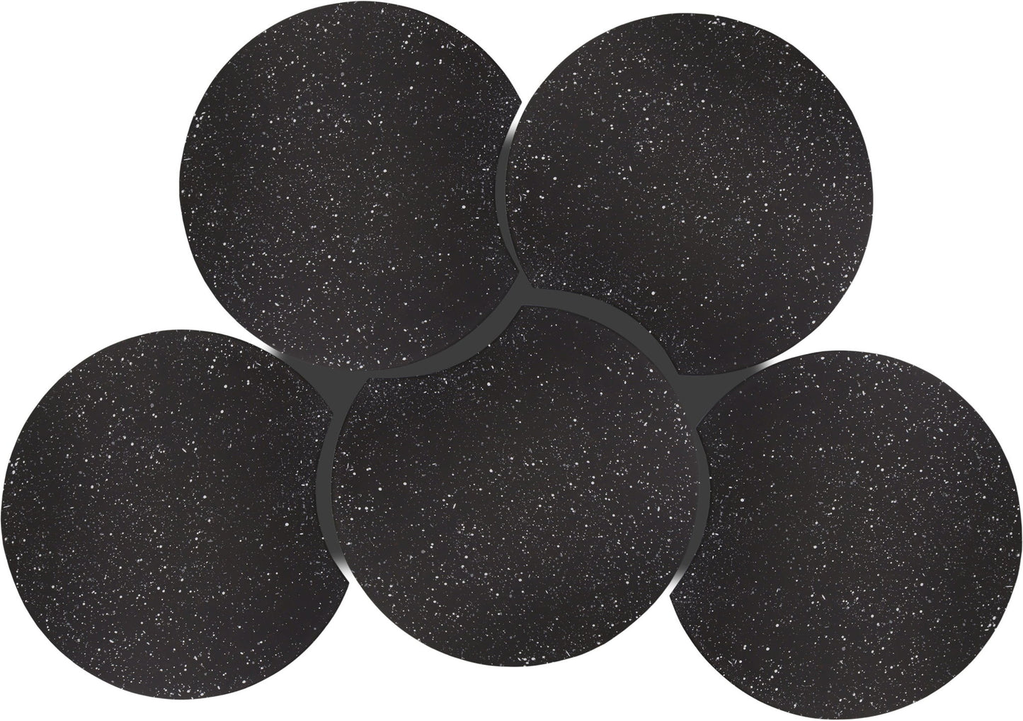 Dimple - 5 Piece Modular Coffee Table - Terazzo Finish