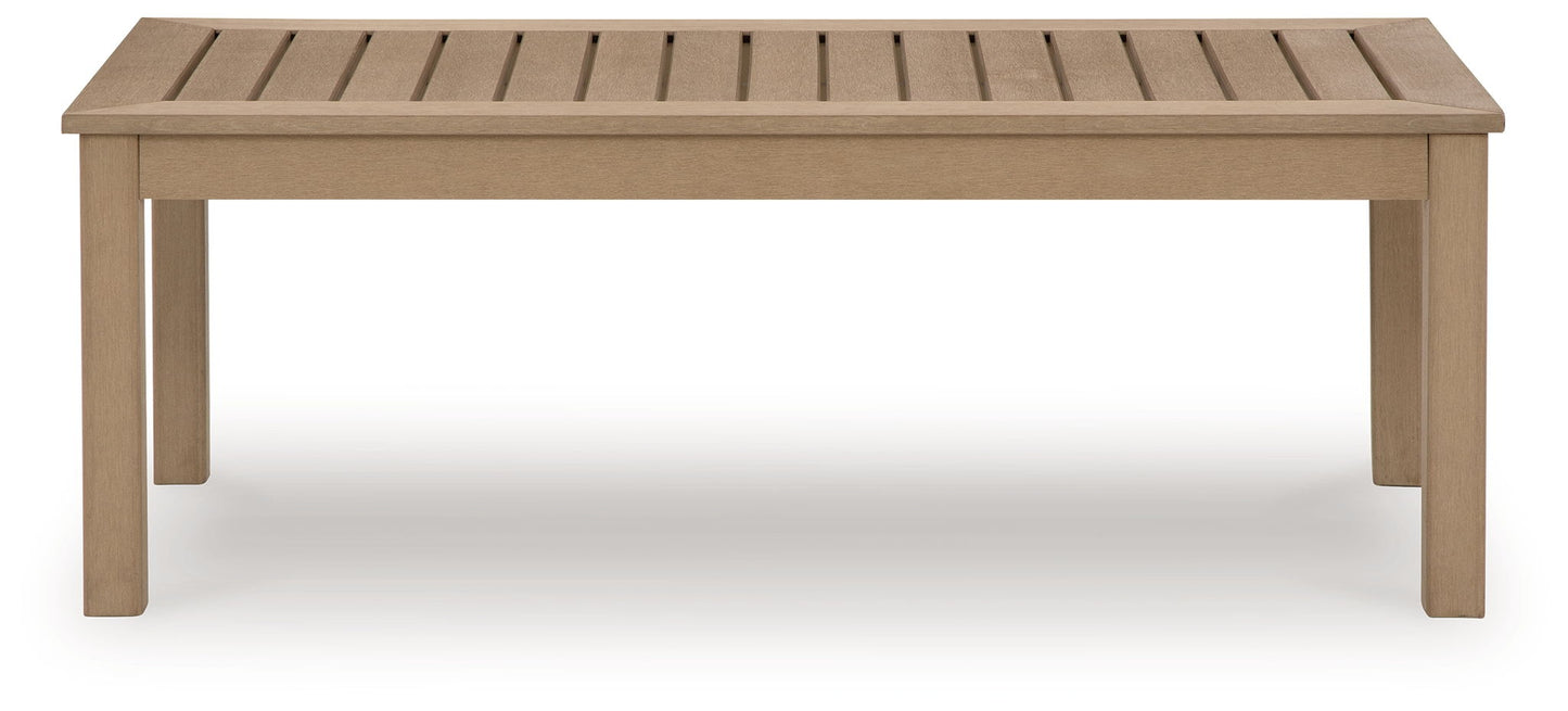 Hallow Creek - Driftwood - Mesa de cóctel rectangular