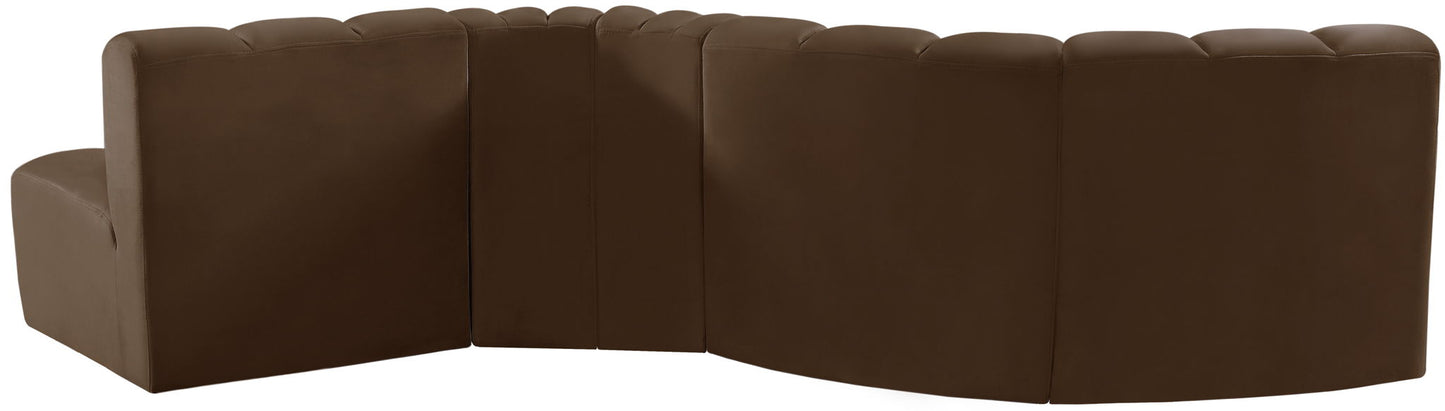 Arc - Velvet 5 Piece Modular Sofa