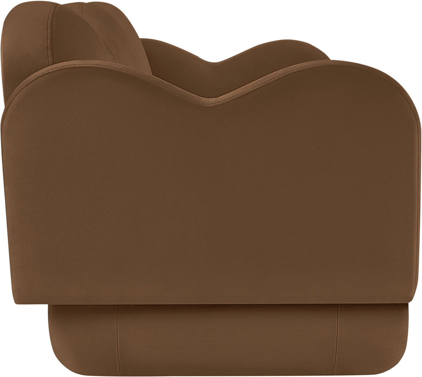 Bloom - Velvet Sofa - Saddle