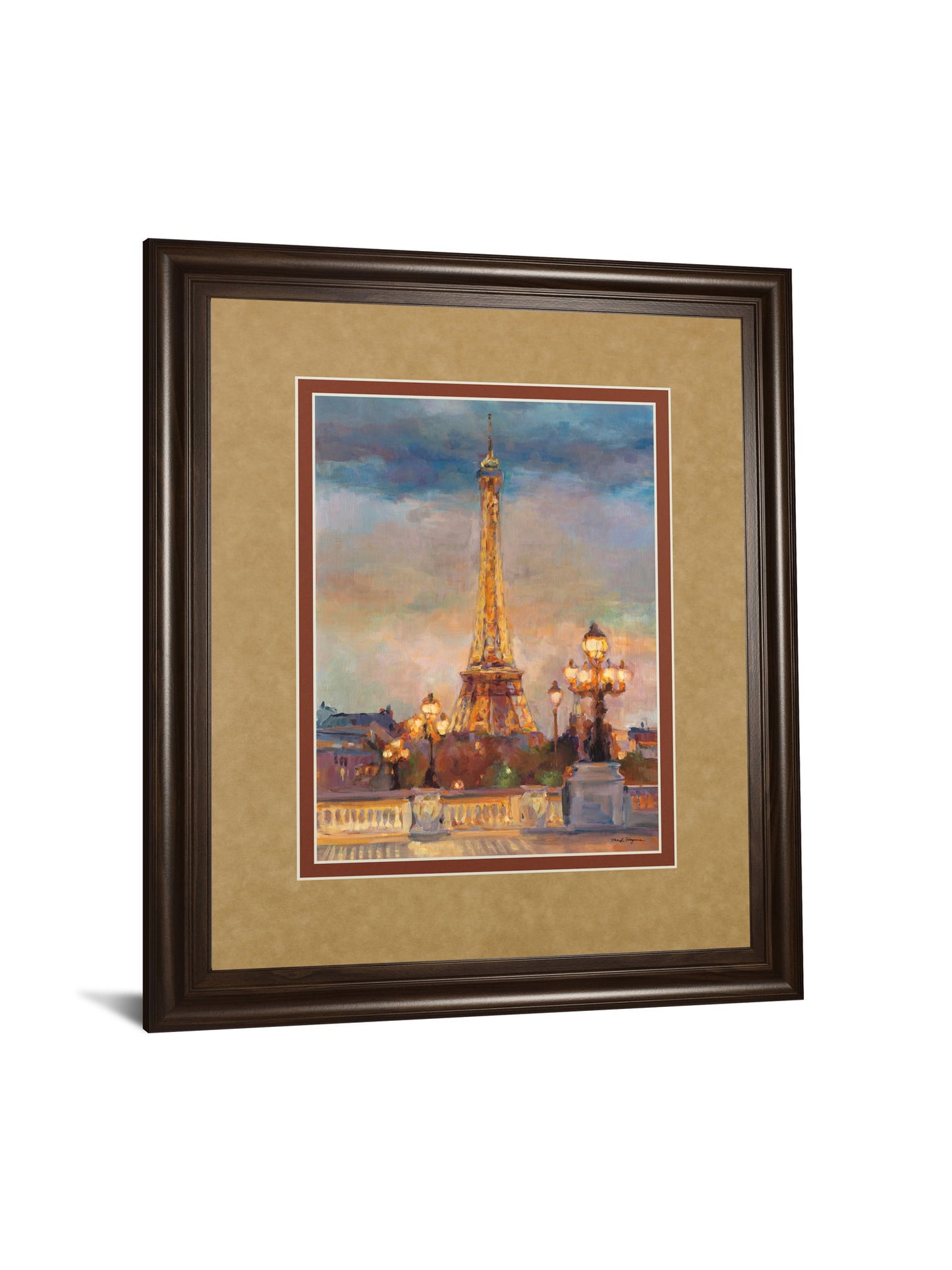 The Beginning Of The Evening By Marilyn Hageman - Framed Print Wall Art - Light Brown