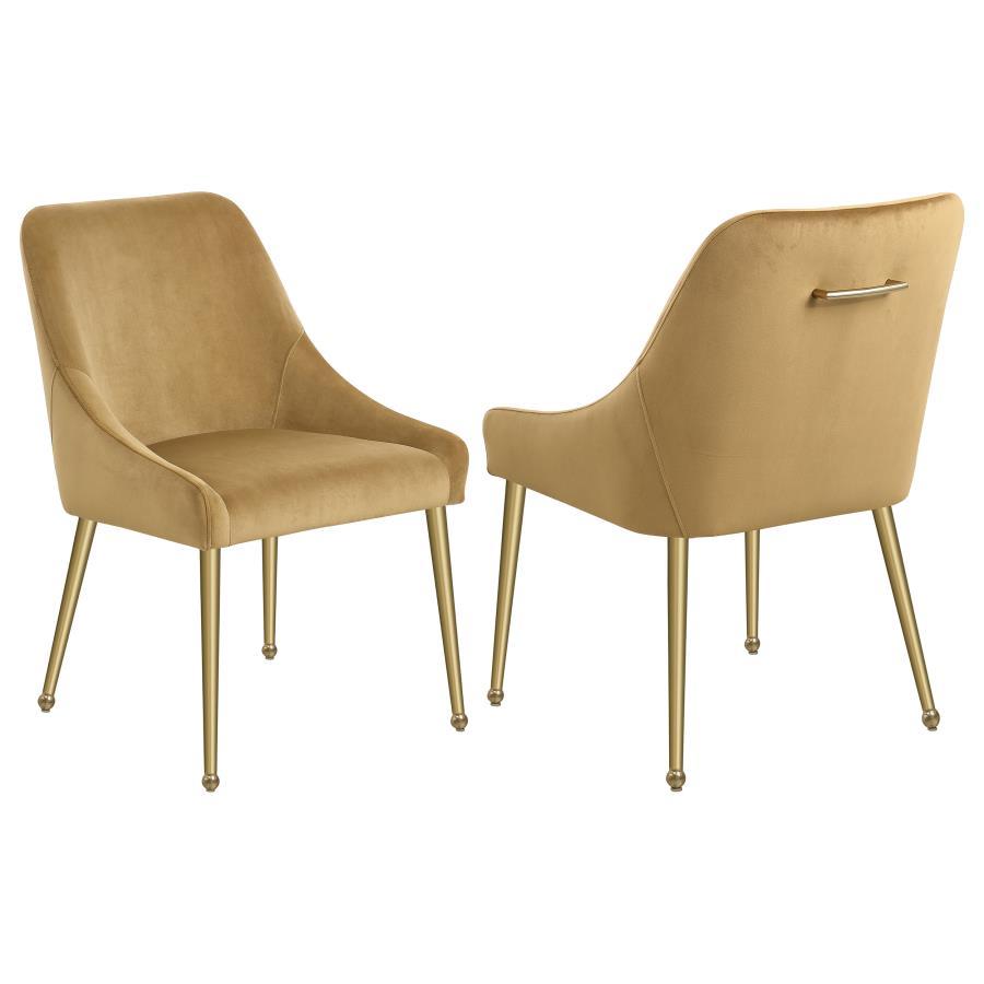 Mayette - Silla auxiliar de comedor Parsons Wingback (juego de 2)