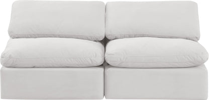 Indulge - Velvet 2 Seat Modular Armless Sofa