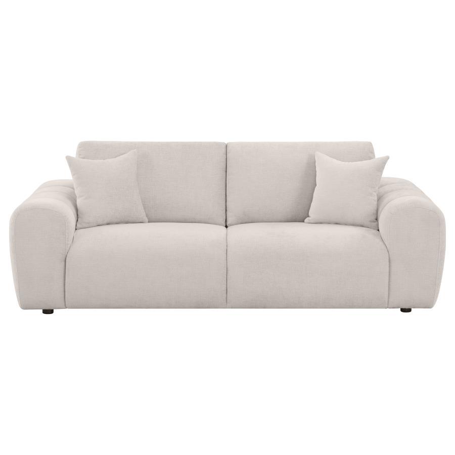 Burnett - Chenille Upholstered Wide Arm Sofa