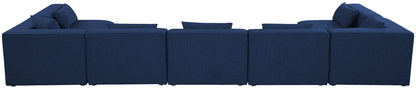 Cube - Linen 7 Piece Modular U-Shaped Sectional