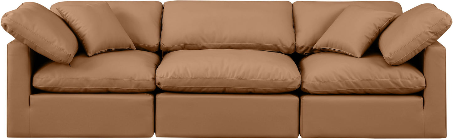 Indulge - Faux Leather 3 Seat Modular Sofa