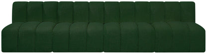 Arc - Boucle Fabric 4 Seats Modular Sofa