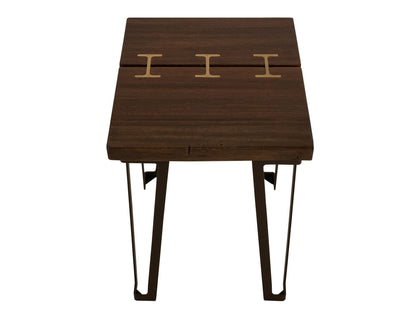 Walnut - Chairside Table - Walnut Brown