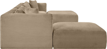 Shaggy - Fabric 7 Piece Modular Sectional With 2 Ottomans