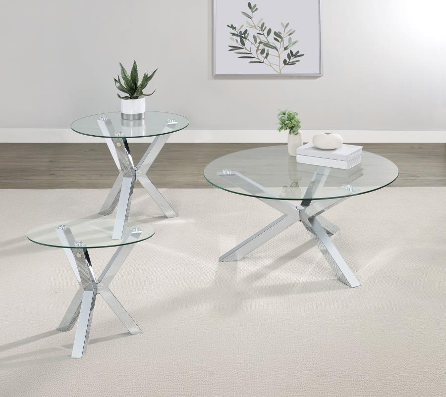 Kenzie - Round Coffee Table Set