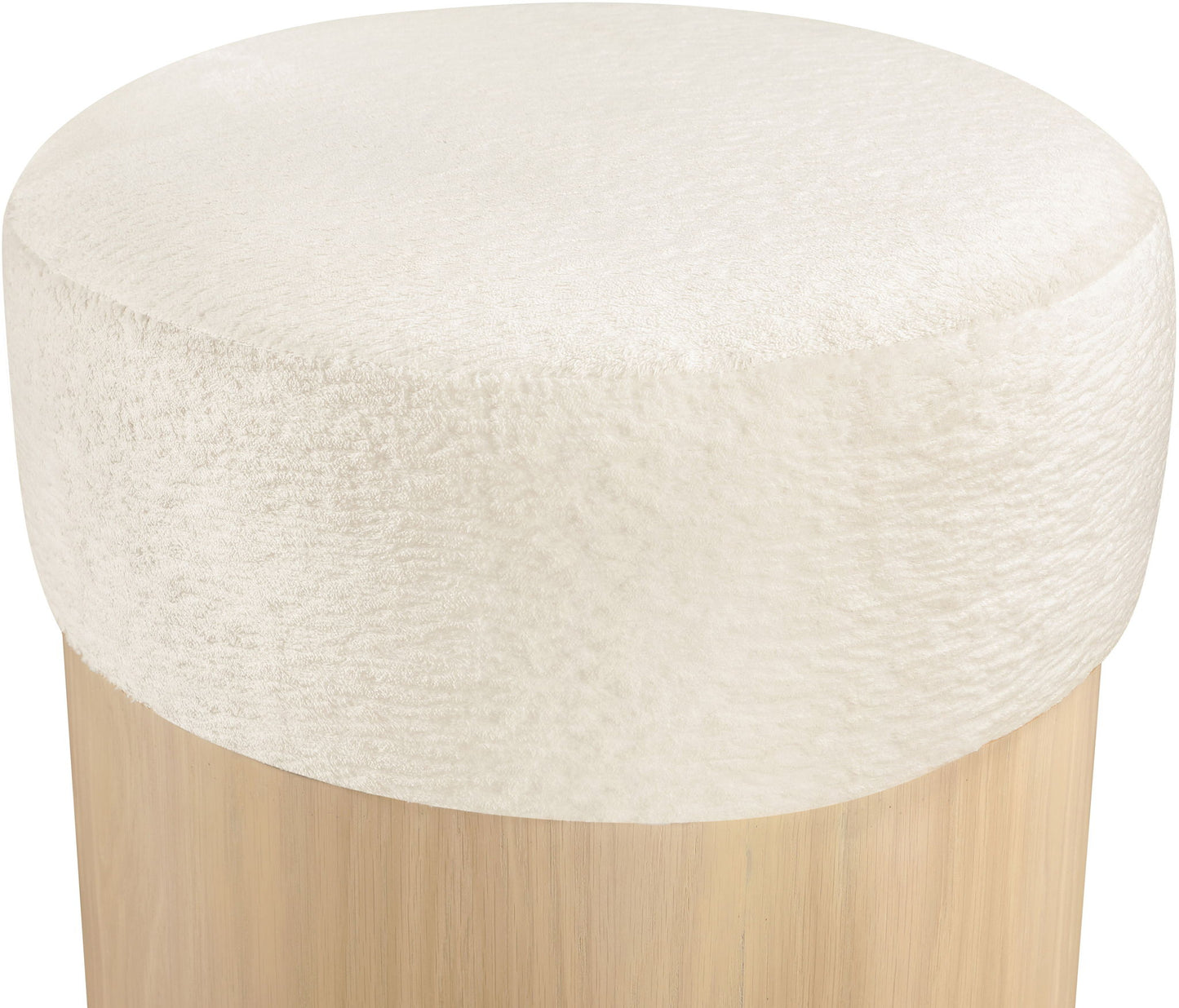 Nimes - Ottoman / Stool With Natural Base