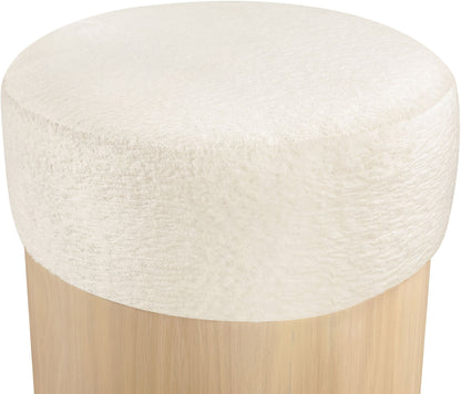 Nimes - Ottoman / Stool With Natural Base