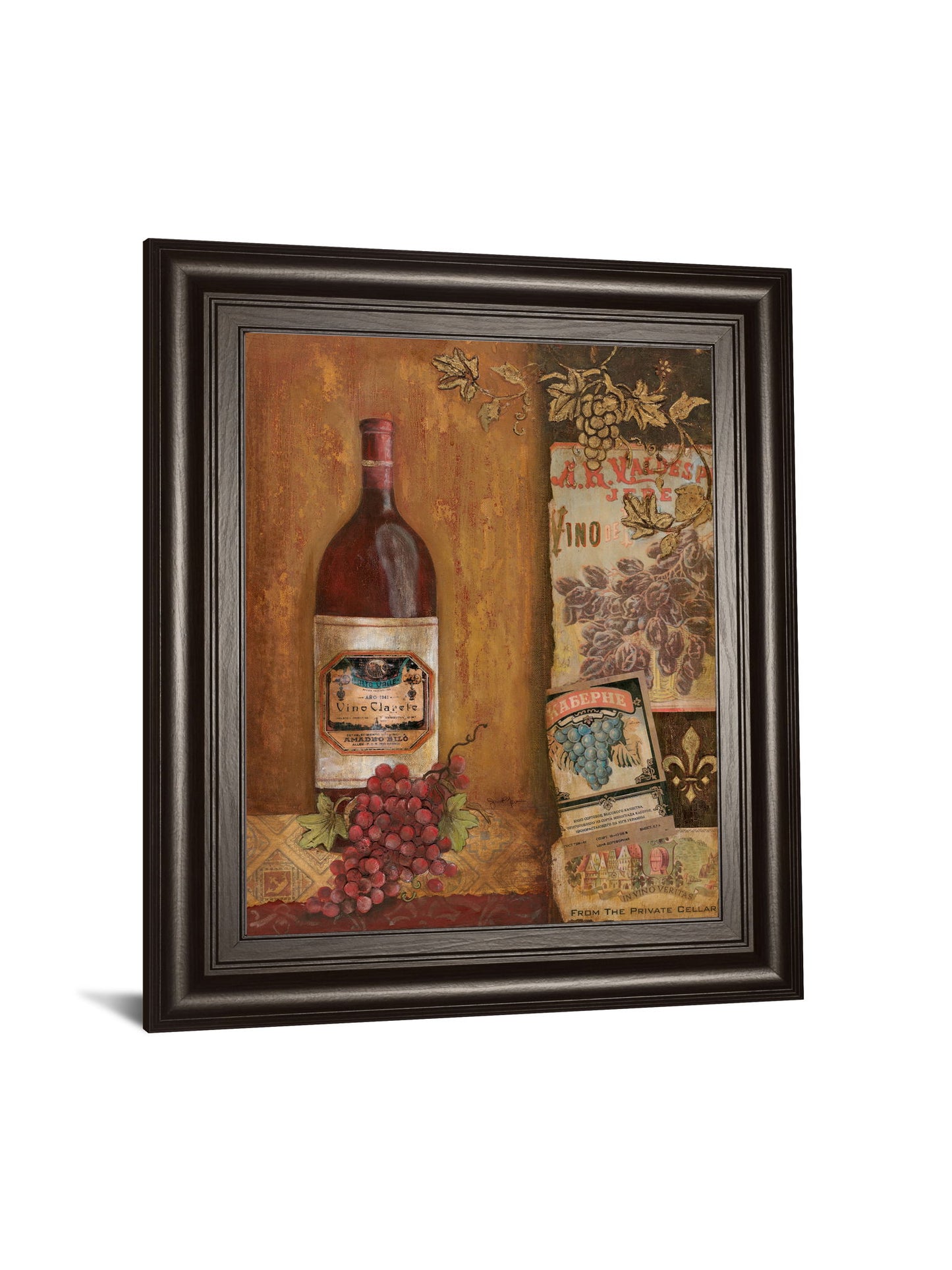 Vintage By Tava Studio - Framed Print Wall Art - Light Brown