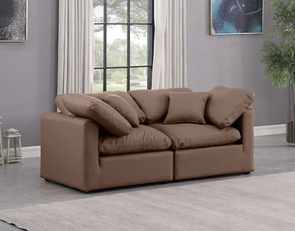 Indulge - Faux Leather 2 Seat Modular Sofa