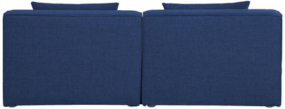 Cube - Linen Modular 2 Seat Armless Sofa