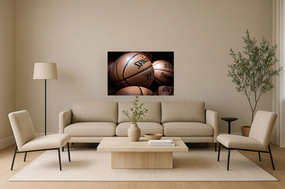 "Courtside Essence" Gloss Canvas - Gloss / Brown