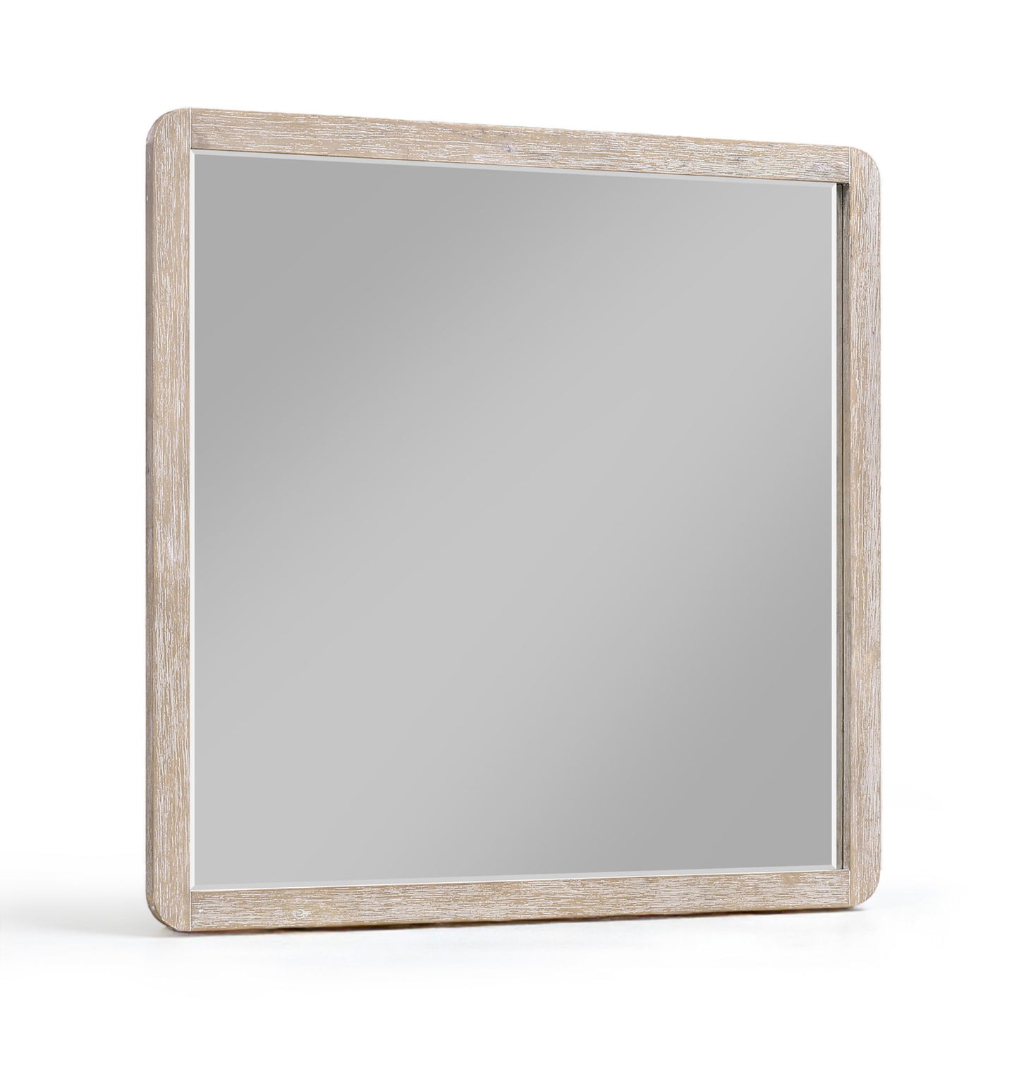 Adagio - Solid Wood And Oak Veneer Mirror - Natural