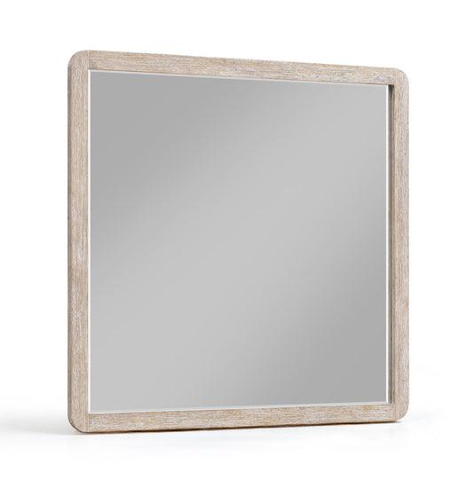 Adagio - Solid Wood And Oak Veneer Mirror - Natural