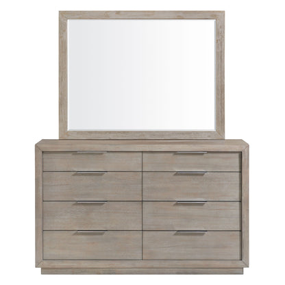 Arcadia - Dresser & Mirror Set - Grey