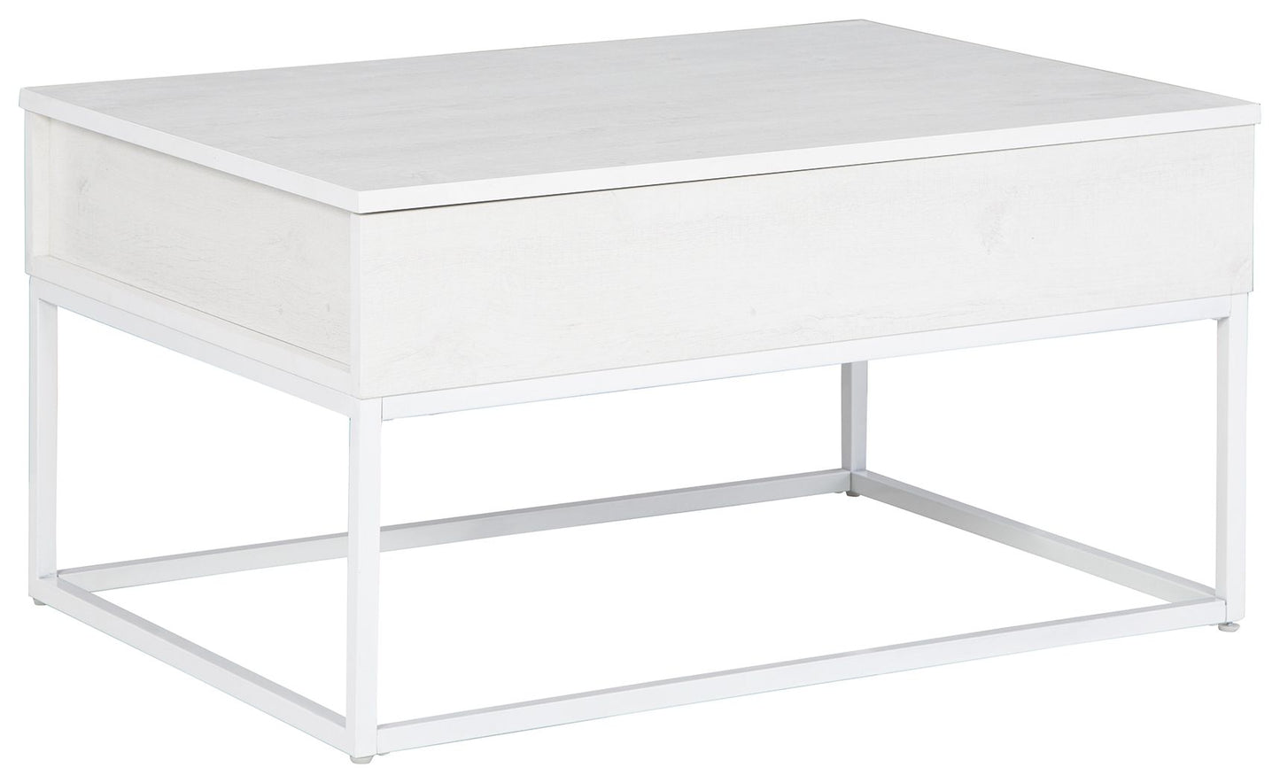 Deznee - Blanco - Mesa de cóctel con tapa elevable