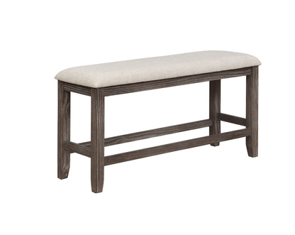 Regent - Cntr Height Bench - Charcoal Black