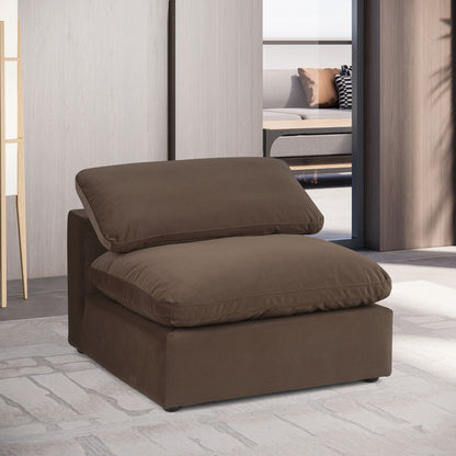 Comfy - Velvet Armless Chair