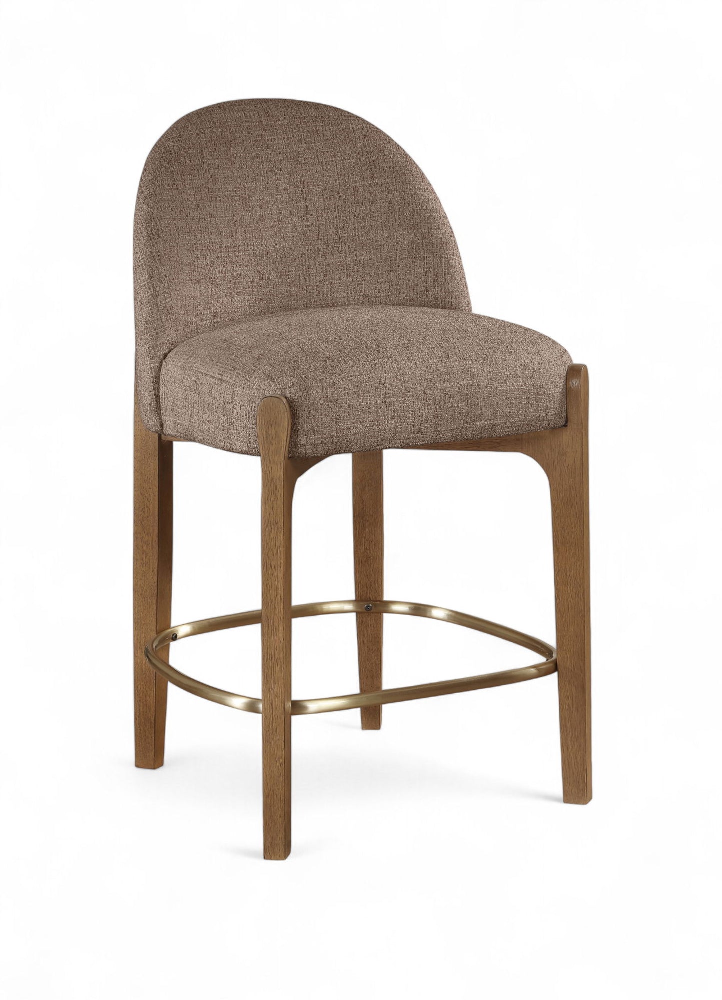 Torino - Counter Stool With Brushed Brown Base