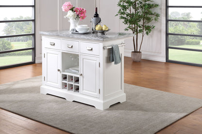 Zermatt - Kitchen Island - White