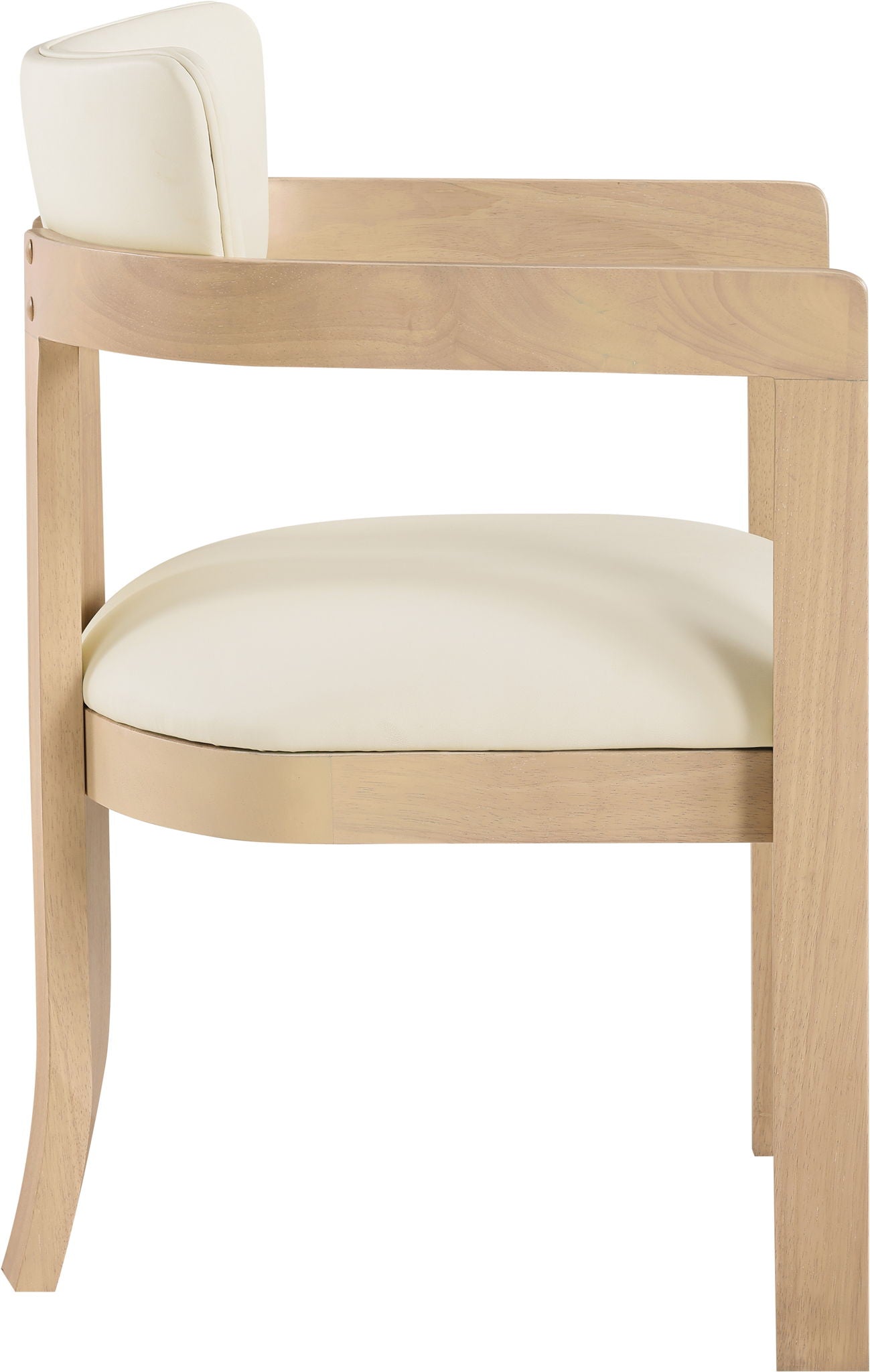 Lavrin - Vegan Leather Dining Arm Chair (Set of 2) - Natural Base