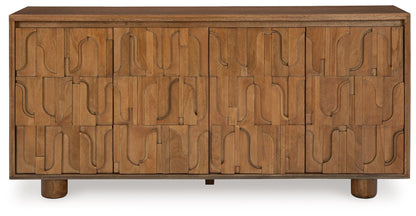 Gadburg - Medium Brown - Accent Cabinet