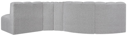 Arc - Boucle Fabric 5 Piece Modular Sofa
